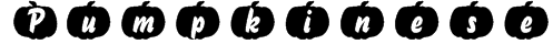 Pumpkinese Font