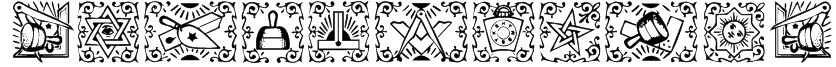 Masonic Font