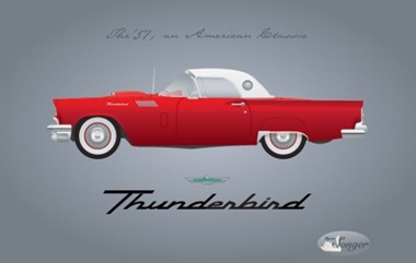 car,classic,creative,design,download,elements,graphic,illustrator,new,original,red,thunderbird,vector,vintage,web,detailed,interface,retro,unique,vectors,quality,stylish,fresh,high quality,ui elements,hires,1957,collectible,hotrod vector