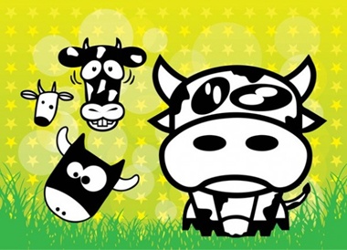 creative,design,download,elements,eps,graphic,illustrator,new,original,set,vector,web,detailed,funny,interface,grass,unique,vectors,quality,stylish,fresh,high quality,ui elements,hires,cartoon cows,comical cows,cow faces,cows,cows vector,funny cows,pasture vector