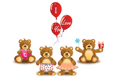 love,twitter,vector,balloons,vectors,teddy bear,teddies,vector teddy bear vector