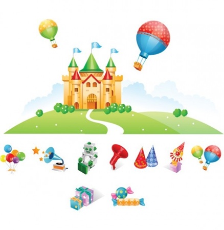 castle,child,creative,design,download,graphic,illustrator,new,original,robot,vector,web,toys,unique,vectors,quality,children,stylish,fresh,high quality,air balloon vector