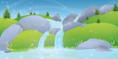 well,water,fountain,mountain,vectors,spring,lake,pure,scenery,valley,mineral vector