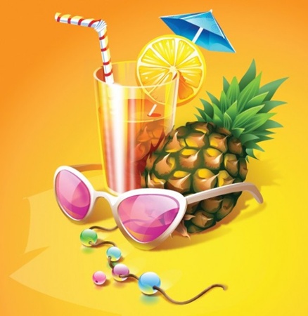 cocktail,creative,design,download,drink,graphic,hot,illustrator,original,umbrella,vector,web,sunglasses,unique,vectors,summer,pineapple,tropical,quality,stylish,fresh,high quality,tropics vector
