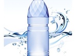 Fresh Clear Bottle Of Water With Vector Splash