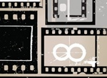 Grunge Film Strip Elements Vector Set