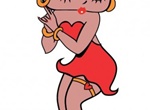 Cartoon Character Betty Boop Vector