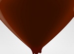 Dripping Chocolate Heart Vector Graphic