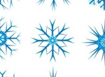 8 Delicate Snowflake Vector Elements Set