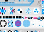 Tech Abstract Shapes & Designs Vector Set