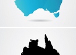 2 Vector Maps Of Australia Continent