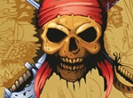 Pirate Skull With Sword And Dagger Graphic