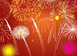 Vector Celebration Fireworks Display