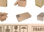 Packing Boxes And Symbols Vector Graphics