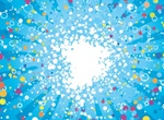 Abstract Fancy Dots Background Vector
