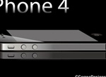 Sleek Dark iPhone 4 Vector Graphic