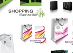 Collection Of Shopping Bags Vector Graphics
