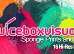 Sponge Prints And Swirls Set