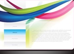 Vector Web Design With Background