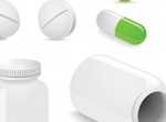 Realistic Vector Medicine Pills And Bottles