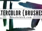 Watercolor Corner Brush Pack