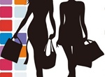 Fashion Shopping Silhouette Vector Graphic