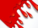 Dripping Red Paint Vector Graphic