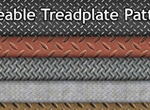 6 Tileable Treadplate Patterns