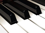 Using Opacity Piano Keys Vector Graphic