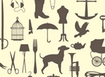 Vintage Victorian Vector Silhouettes Pack
