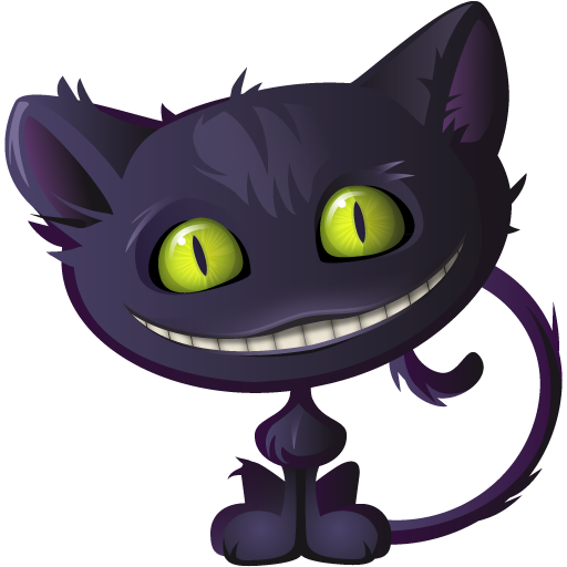Cat, Cheshire, Halloween Icon