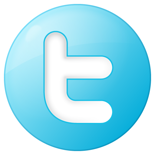Blue, Button, Social, Twitter Icon