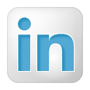 Box, Linkedin, Social, White Icon