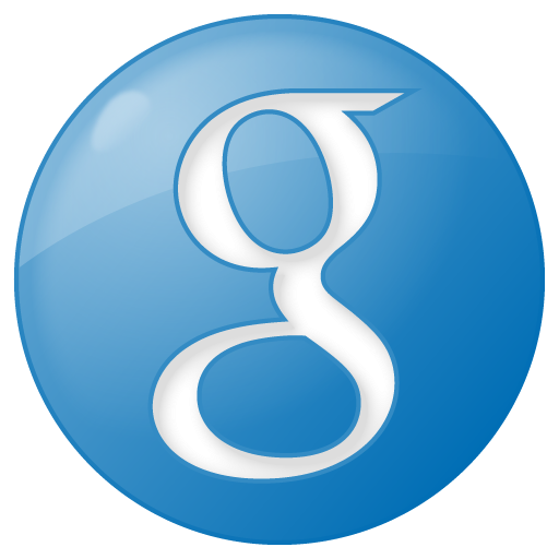 Blue, Button, Google, Social Icon
