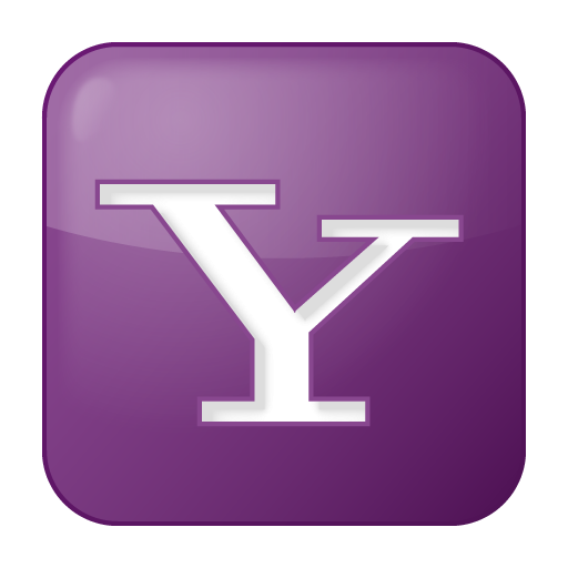 Box, Lilac, Social, Yahoo Icon