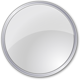 Circle, Grey Icon