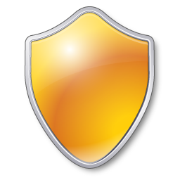 Shield, Yellow Icon