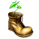 Boot, Plant, Shoe Icon