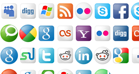 YOOtheme Social Bookmarks Icons