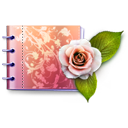 Carnet, Catalog, Flower, Flowers, Love, Lovely, Rose Icon