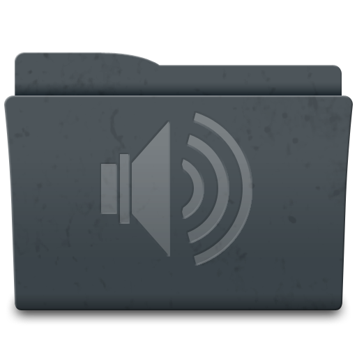 Folder, Sounds Icon