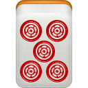 Dora, Mahjong, Pin, Red Icon