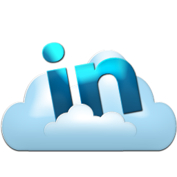 Cloud, Linkedin Icon