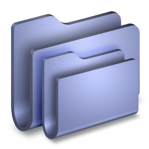 Blue, Folders Icon