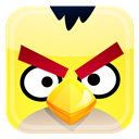 Angry, Bird, Yellow Icon