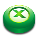 Excel, Microsoft, Office, Puck Icon