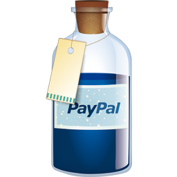 Bottle, Paypal Icon
