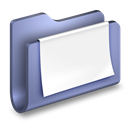 Blue, Documents, Folder Icon