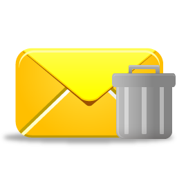 Email, Trash Icon