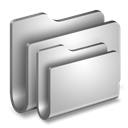 Folders, Metal Icon